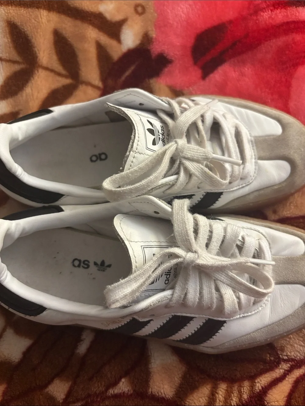 adidas Men’s White & Black Low-Top Sneakers